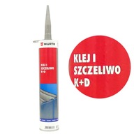 WURTH Lepidlo a tesniaca hmota v jednej sivej tube 300 ml Silná flexibilná WURTH Lepidlo a tesniaca hmota v jednej sivej tube 300 ml Silná flexibilná
