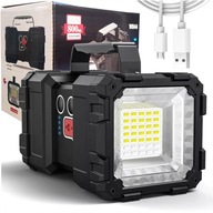 Policajná LED nabíjateľná baterka do vyhľadávača DLHÝ DOSAH Silná powerbanka Policajná LED nabíjateľná baterka do vyhľadávača DLHÝ DOSAH Silná powerbanka