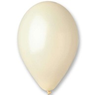 METALICKÉ latexové BALÓNY, krémové, 100 ks METALICKÉ latexové BALÓNY, krémové, 100 ks