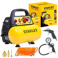 BEZOLEJOVÝ KOMPRESOR 6L STANLEY + SADA 6 KS BEZOLEJOVÝ KOMPRESOR 6L STANLEY + SADA 6 KS