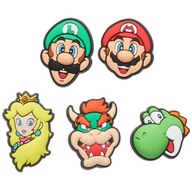 JIBBITZ CROCS ŠPINKY DO OBUV FLOPS CROXES SADA DEKORácií 5 BALENÍ MARIO JIBBITZ CROCS ŠPINKY DO OBUV FLOPS CROXES SADA DEKORácií 5 BALENÍ MARIO