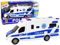 Policajné auto Trecí pohon Svetlá Zvuky