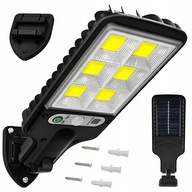 VÝKONNÁ LED SOLARNÁ LAMPA, SNÍMAČ SÚMRAKU A POHYBU