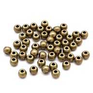 Korálky kovové 6x4,5mm 50ks Korálky kovové 6x4,5mm 50ks