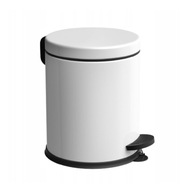 Okrúhly kúpeľňový kôš s pedálom White 3l 235 Okrúhly kúpeľňový kôš s pedálom White 3l 235