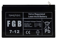 Utesnená olovená UPS batéria FGB 7-12