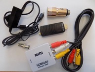 Tuner do auta DVB-T2 mini 12/24V