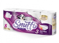 Toaletný papier SNUFFI PROFI 8 roliek, 3 vrstvy