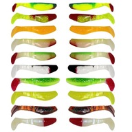 Sada 20 kusov HOP RIPPER RUBBER 9cm RELAX spinning Sada 20 kusov HOP RIPPER RUBBER 9cm RELAX spinning