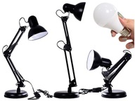 LAMPA NA KRESLENIE 70. ROKY, NASTAVITEĽNÁ + ŽIAROVKA LAMPA NA KRESLENIE 70. ROKY, NASTAVITEĽNÁ + ŽIAROVKA