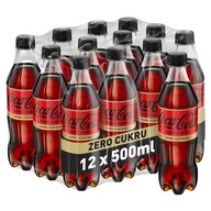 Coca Cola Zero bezkofeínový nápoj 500 ml x 12 set Coca Cola Zero bezkofeínový nápoj 500 ml x 12 set