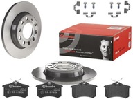 BREMBO ZADNÉ DISKY + DLOŽKY AUDI A4 B6 B7 255MM BREMBO ZADNÉ DISKY + DLOŽKY AUDI A4 B6 B7 255MM