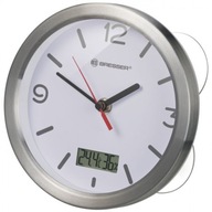 Kúpeľňové nástenné hodiny 17cm s meraním teploty/vlhkosti Kúpeľňové nástenné hodiny 17cm s meraním teploty/vlhkosti