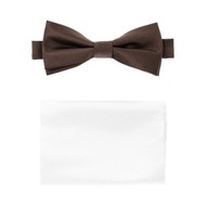 Hnedý motýlik + Lancerto MS50 Pocket Square Hnedý motýlik + Lancerto MS50 Pocket Square