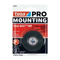 Obojstranná penová montážna páska acx+mp 1,5m: 19mm čierna str Obojstranná penová montážna páska acx+mp 1,5m: 19mm čierna str