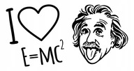 Nálepka na stenu na stenu E=mc2 Albert Einstein Nálepka na stenu na stenu E=mc2 Albert Einstein