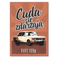 DARČEKOVÝ PLACHT 125p FIAT AUTO CAR WONDERFUL DARČEKOVÝ PLACHT 125p FIAT AUTO CAR WONDERFUL