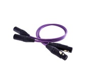 Kábel Melodika MD2X30 2xXLR - 2x XLR Purple Rain - 3m