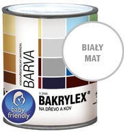 BAKRYLEX farba na detské ihrisko MAT 0,7kg BIELA BAKRYLEX farba na detské ihrisko MAT 0,7kg BIELA