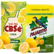 Yerba Mate Pajarito Limon + CBSe Limon 2x 500g