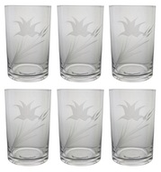 Poháre na kávu a čaj Krosno 250ml, ručne zdobené vzorom Rose Flower Poháre na kávu a čaj Krosno 250ml, ručne zdobené vzorom Rose Flower