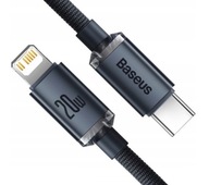 BASEUS USB-C KÁBEL RÝCHLONABÍJACÍ KÁBEL PRE LIGHTNING IPHONE PD 20W 2M BASEUS USB-C KÁBEL RÝCHLONABÍJACÍ KÁBEL PRE LIGHTNING IPHONE PD 20W 2M