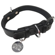KOŽENÝ GOLIER S NÁZVOM XL 3CM LUKA RYTÝ ČIERNE KOŽENÝ GOLIER S NÁZVOM XL 3CM LUKA RYTÝ ČIERNE