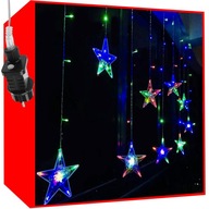 Osvetlenie na vianočný stromček 108 LED záclonové cencúle Vonkajšie osvetlenie na girlandu 2,5 x 0,9 Osvetlenie na vianočný stromček 108 LED záclonové cencúle Vonkajšie osvetlenie na girlandu 2,5 x 0,9