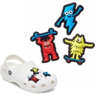 CROCS JIBBITZ MONSTERS SHOES PIN 3-BAL