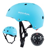 pevná detská prilba MOOVKEE Blue Mat 48-55 cm pevná detská prilba MOOVKEE Blue Mat 48-55 cm