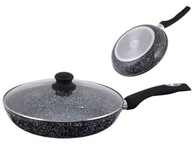 Hoffnerova panvica granitová 30 cm s POKROKOM, hlboký wok, plynová indukcia Hoffnerova panvica granitová 30 cm s POKROKOM, hlboký wok, plynová indukcia