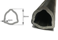Rúrka vývodového hriadeľa, profilovaný trojuholník 36x4mm 1m