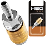 NEO RÝCHLY KONEKTOR, MOSADZNÁ OCEL PRE KOMPRESOR S 10 MM VÝVOD HADICE 12-622 NEO RÝCHLY KONEKTOR, MOSADZNÁ OCEL PRE KOMPRESOR S 10 MM VÝVOD HADICE 12-622