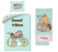 SET UTERÁK 70x140 + POSTEĽNOSŤ 140x200 PUSHEEN LAZY CAT SET UTERÁK 70x140 + POSTEĽNOSŤ 140x200 PUSHEEN LAZY CAT