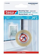 Priehľadná montážna páska TESA 1,5 m x 19 mm Priehľadná montážna páska TESA 1,5 m x 19 mm