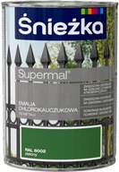 Śnieżka Supermal smaltovaná chlórkaučukom ZELENÁ RAL6002 LESK 0,9L Śnieżka Supermal smaltovaná chlórkaučukom ZELENÁ RAL6002 LESK 0,9L
