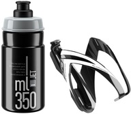 Elite Jet fľaša na vodu 350ml + košík, sada CEO čierna Elite Jet fľaša na vodu 350ml + košík, sada CEO čierna