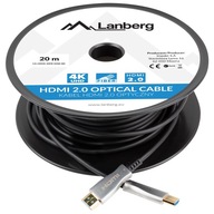 Lanberg v2.0 Premium High optický kábel HDMI 20m
