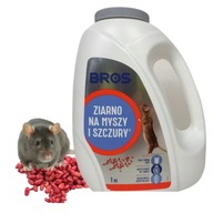 Obilný JED pre myši a potkany Bros. 1 kg Obilný JED pre myši a potkany Bros. 1 kg