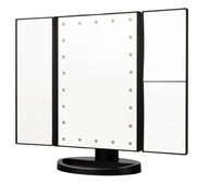 Osvetlené skladacie LED make-up zrkadlo
