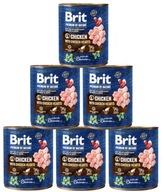 Brit Premium Kuracie, Kuracie srdiečka 6x800g Balenie Brit Premium Kuracie, Kuracie srdiečka 6x800g Balenie