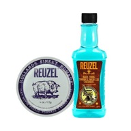 Reuzel Clay Matte Pomade pasta na vlasy 113g & Reuzel vlasové tonikum 350ml Reuzel Clay Matte Pomade pasta na vlasy 113g & Reuzel vlasové tonikum 350ml