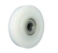 Priamy polyamidový valček s ložiskom fi 80mm fi 30 mm Priamy polyamidový valček s ložiskom fi 80mm fi 30 mm