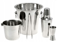 BARTENDER Set Nápoje SHAKER Bucket TONGERS jigger MEASUR vedro BARTENDER Set Nápoje SHAKER Bucket TONGERS jigger MEASUR vedro