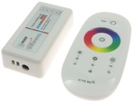 RGB LED ovládač 216W 12/24V + dotykové diaľkové ovládanie, LED-5598