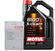 Motul 8100 X-clean+ OLEJ 5 L 5W-30 + ZADARMO