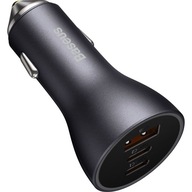 Baseus 2xUSB-C, USB-A 65W QC nabíjačka do auta Baseus 2xUSB-C, USB-A 65W QC nabíjačka do auta