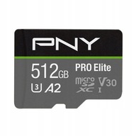 PNY 512 GB micro SD XC PRO ELITE UHS U3 V30 100 MB