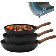 TRADIČNÁ SADA PANVIC, ŽULOVÝ POVLAK SET 3KS 20/24/26CM TRADIČNÁ SADA PANVIC, ŽULOVÝ POVLAK SET 3KS 20/24/26CM
