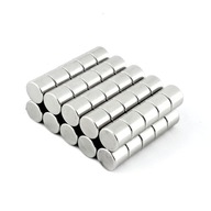 VALCOVÝ NEODYMOVÝ MAGNET 6x5 N38 SADA 50 SIL.